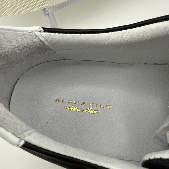 ALPHAKILO Men\'s Grady Sneaker Black/White $295 High quality Size 10.5‎ NEW main image 8